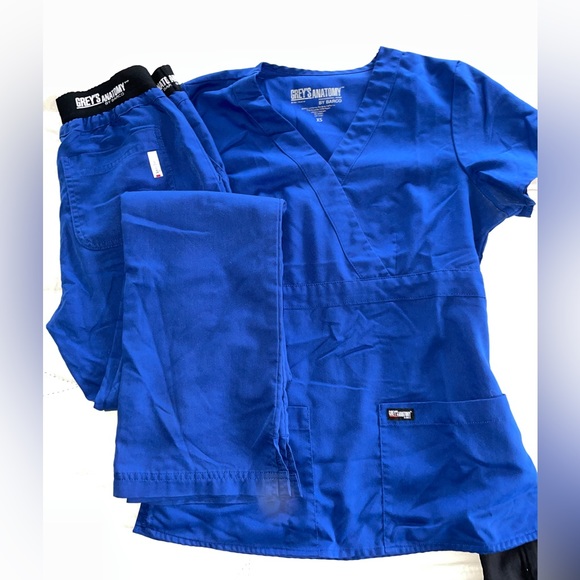 Grey's Anatomy Other Greys Anatomy Scrub Set New Royal Poshmark